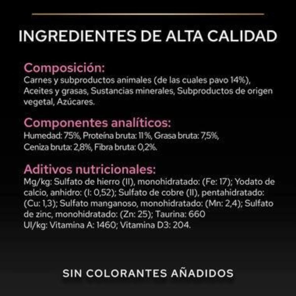 Pro Plan gato lata adulto Delicate Mousse rico en pavo Purina 85g
