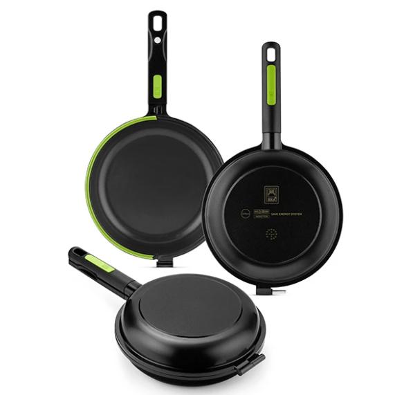 Sartén Dupla Tortillas ECO+ aluminio fundido Bra Prior 24 cm