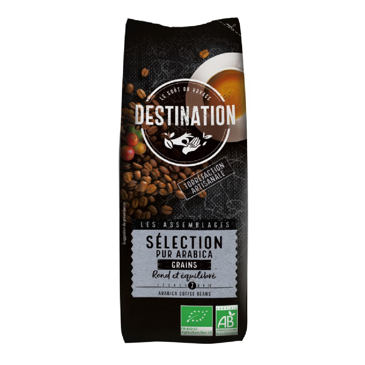 Pack 2 x Café en Grano selección 100% Arábica Bio Destination