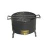 Barbacoa negro mate ø 39 cm