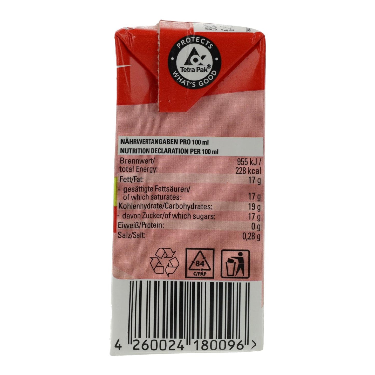Nata Vegetal Dulce para montar y cocinar Schlagfix 200 ml