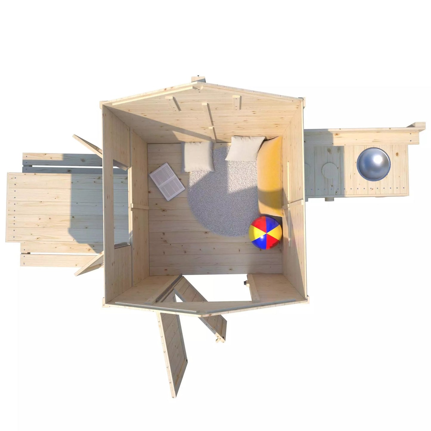 Casita infantil de madera Blanche Soulet