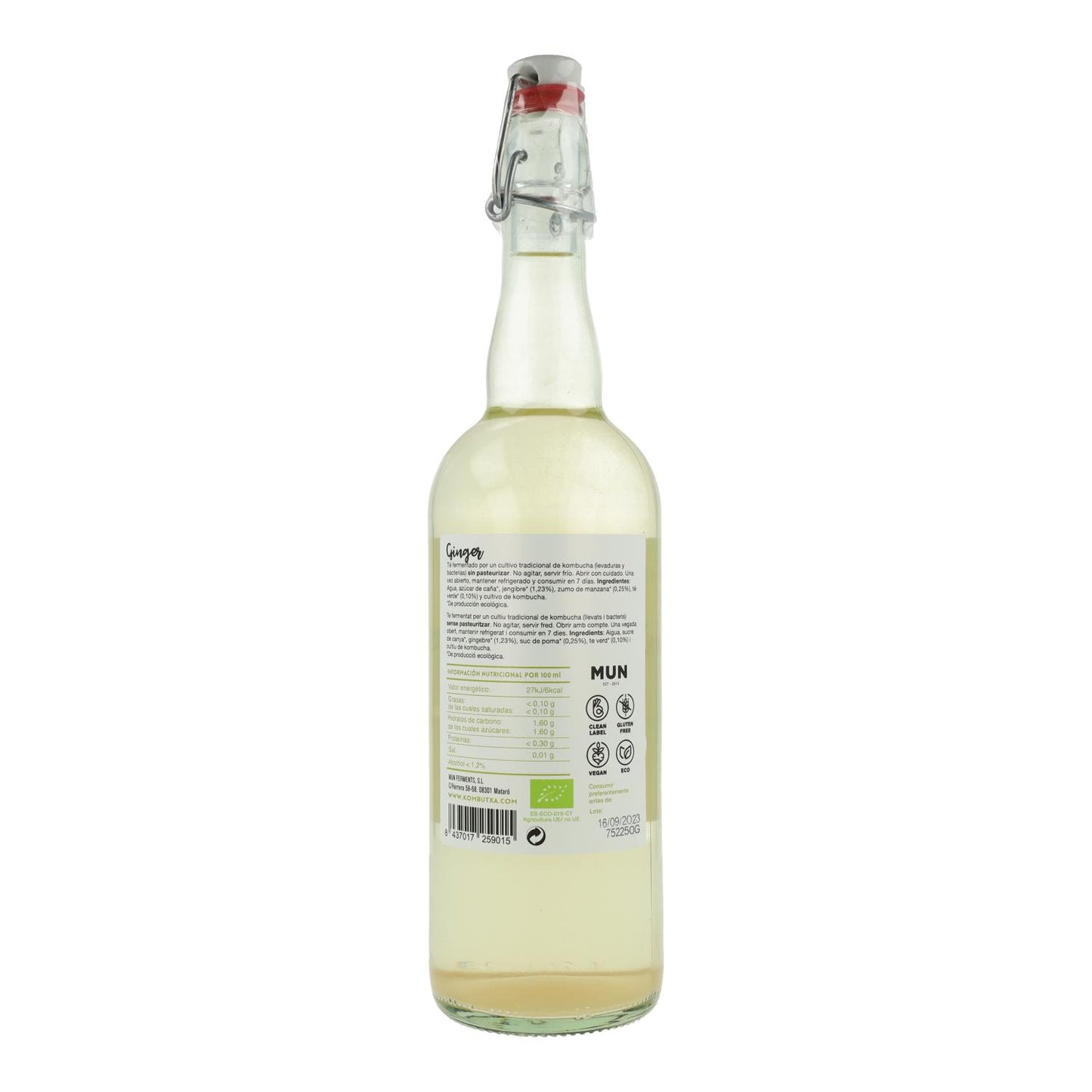 Té Kombucha Ginger Kombutxa