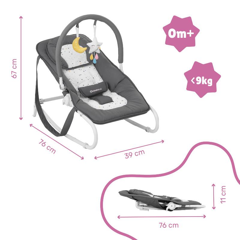 Hamaca Easy Moonlight fija o balancín Babymoov