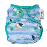 Pañal de Tela de Bambú blue Puffin Close Pop-In Corchetes