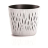 Maceta Duna con inserto blanco D 22 x 19