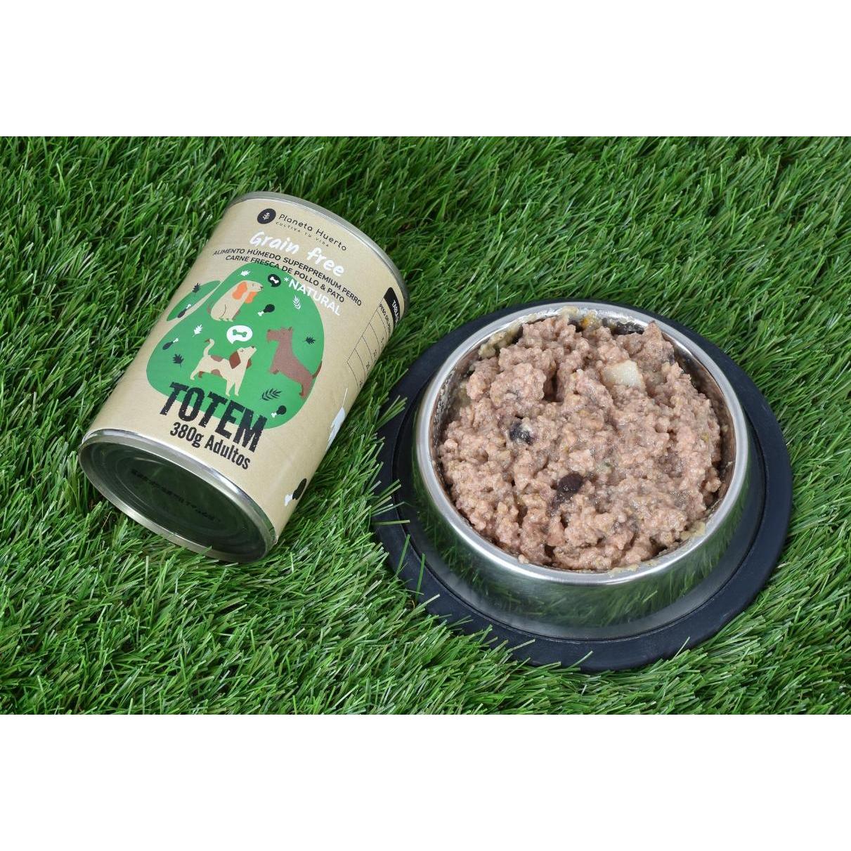 Comida Húmeda Grain Free Superpremium para perro Pollo y Pato 380 g Planeta Huerto