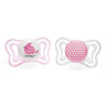Chupete Physio Light silicona 2-6m 2ud Chicco