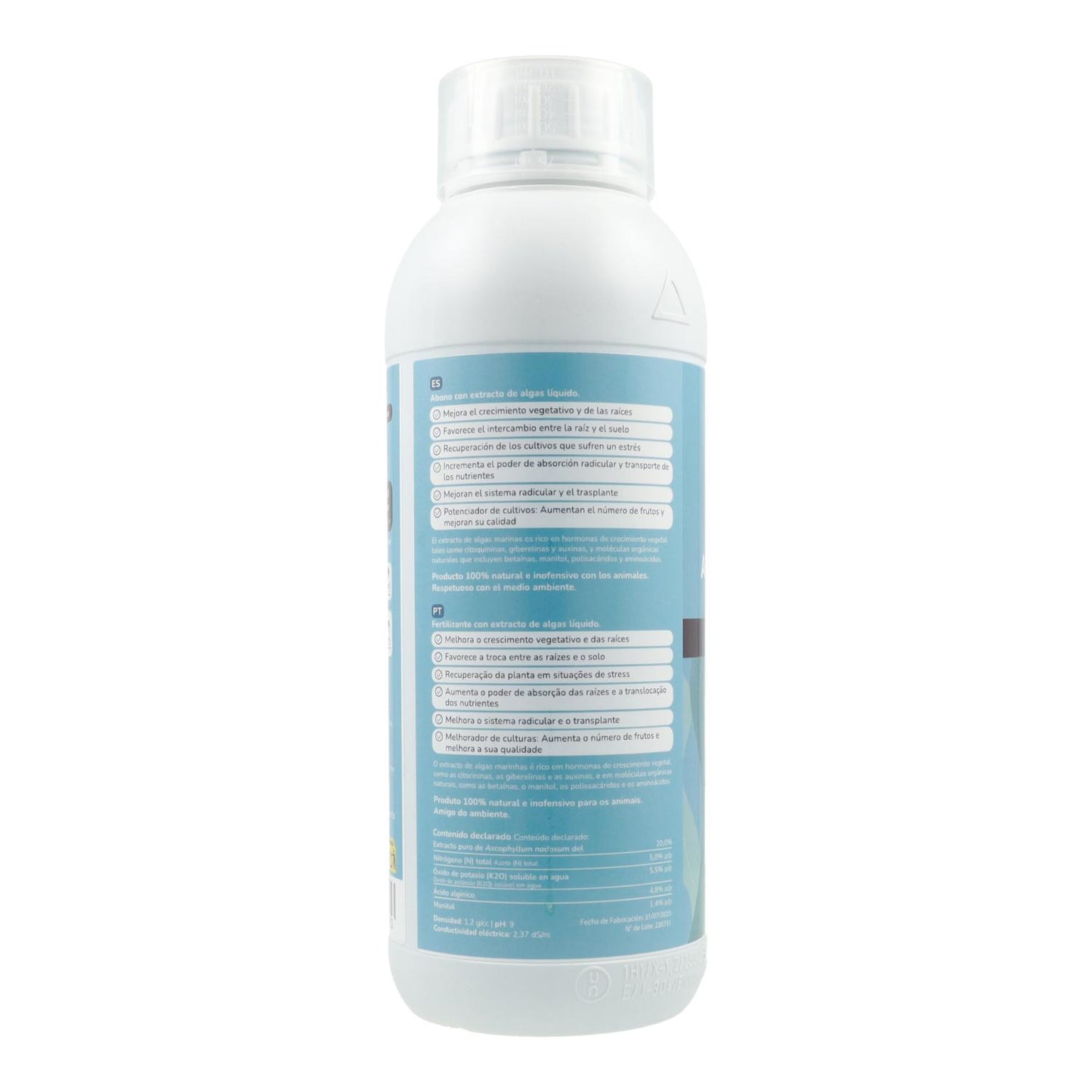 Abono Líquido de Algas Marinas Planeta Huerto 1 l