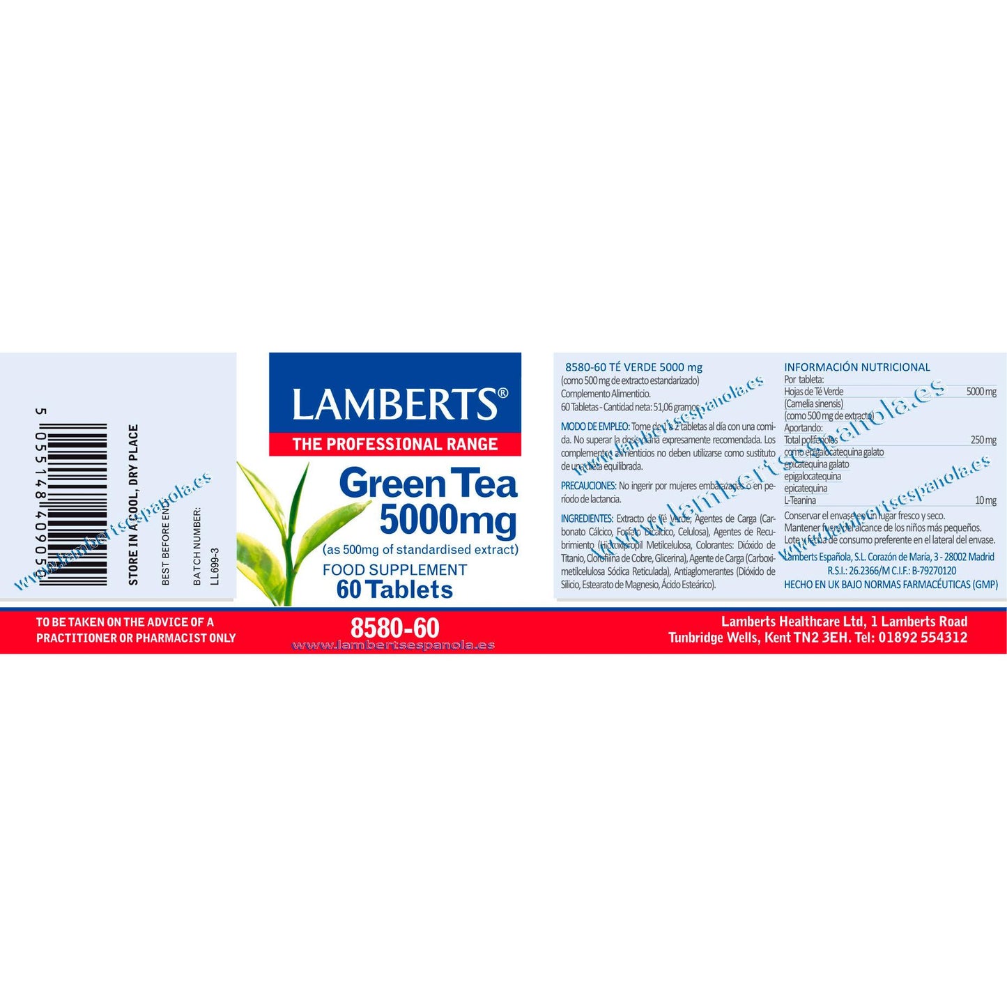 Té verde 5000 mg