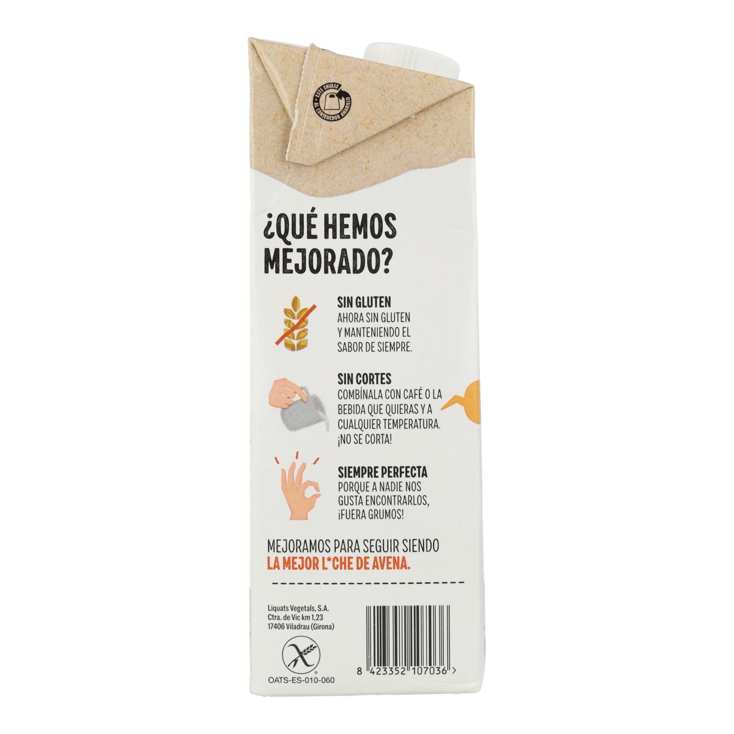 Pack 6 x Bebida de Avena Sin Gluten ECO Yosoy 1 L
