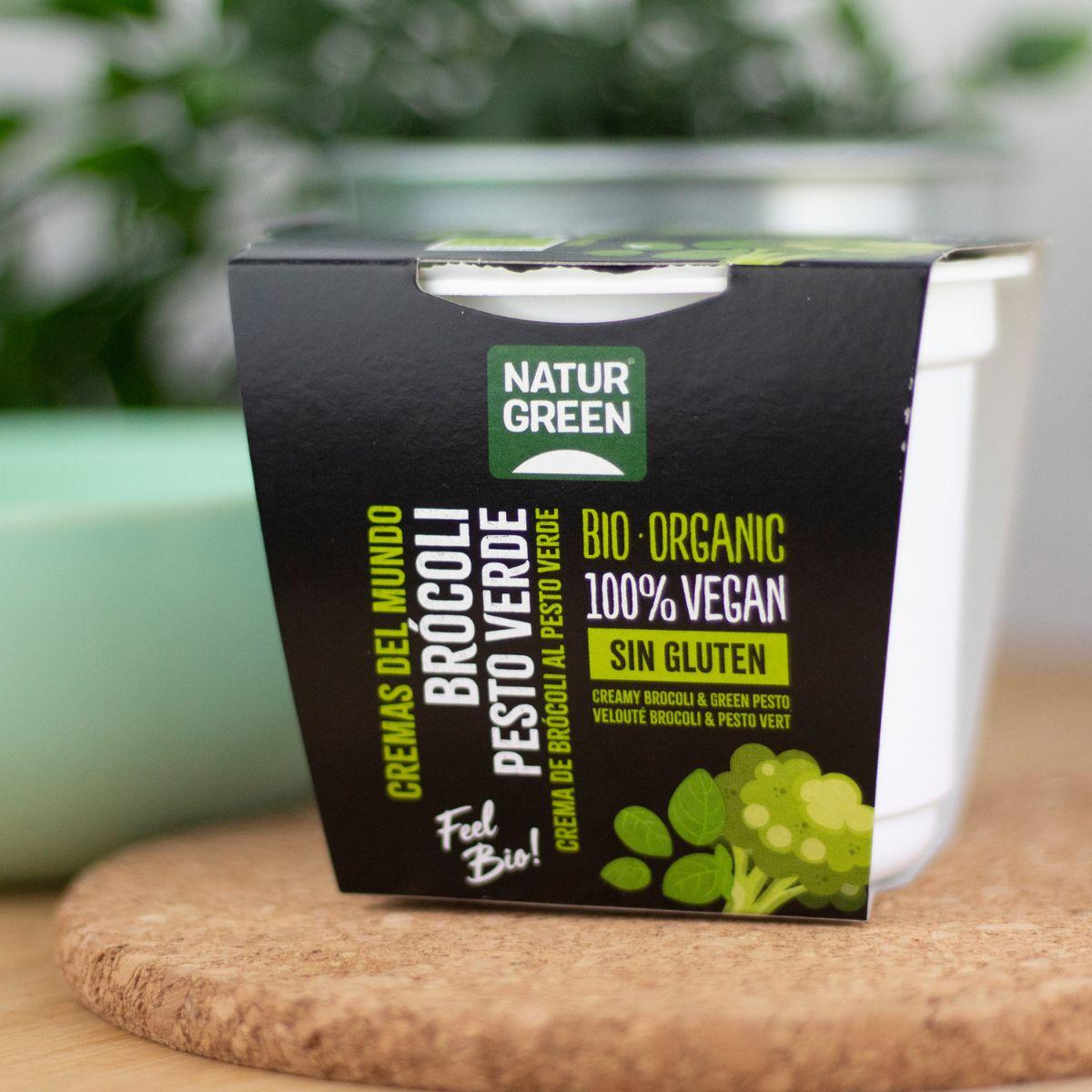 Crema de Brocoli al pesto verde Naturgreen, 310 g