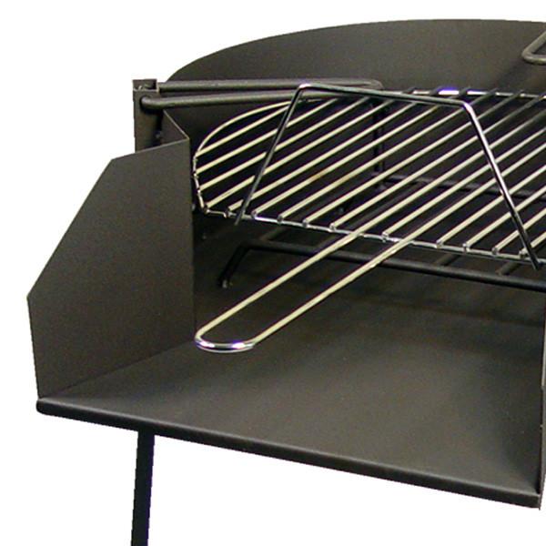 Barbacoa de carbón con Soporte para Paella Imex el Zorro