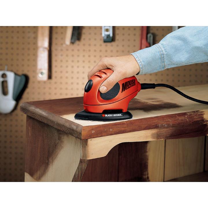 Lijadora Mouse Black+Decker 55W + bolsa y accesorios KA161BC-QS