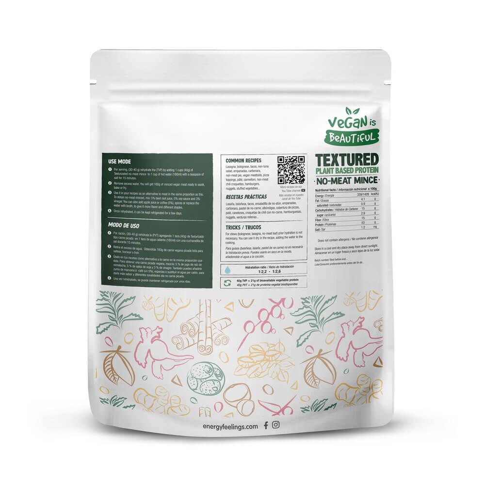 Proteína Vegetal Texturizada (PVT) - Tipo carne picada ecológica 200 g