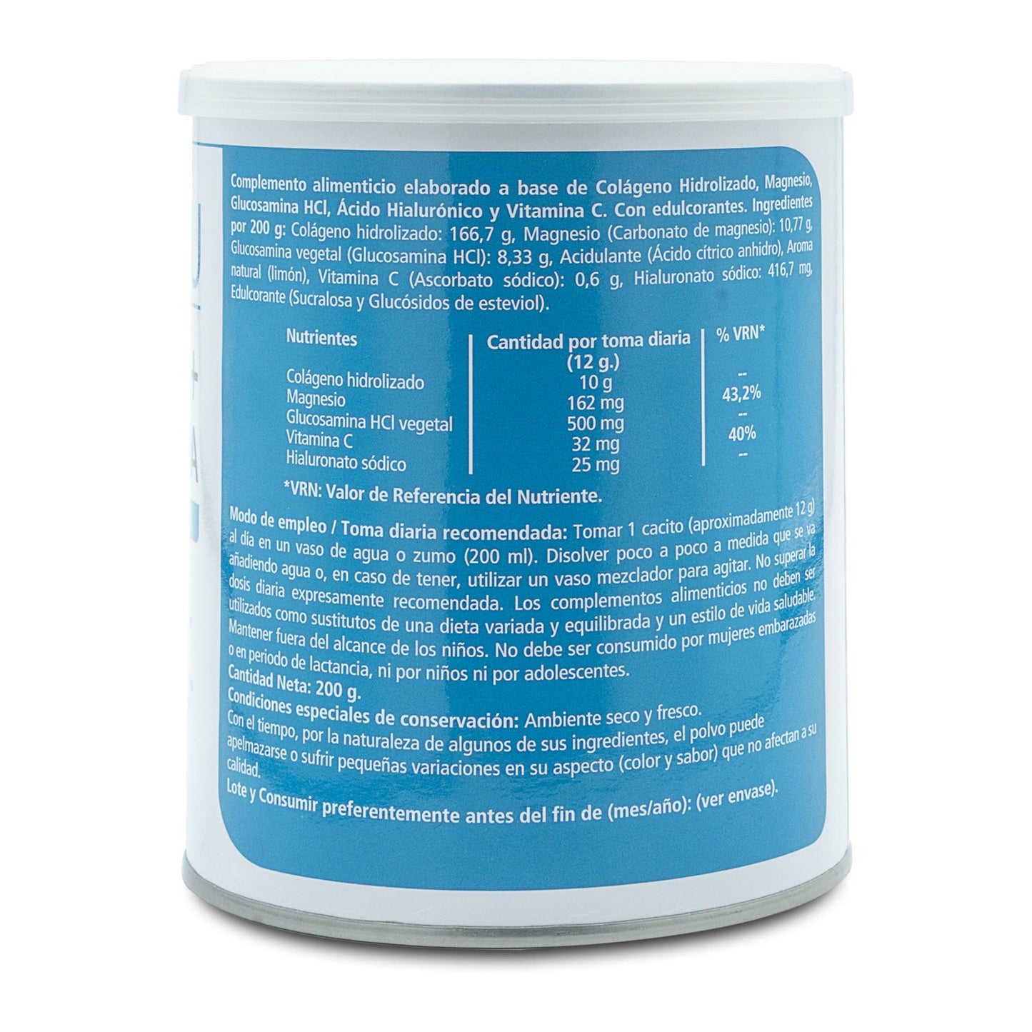 H4U Colágeno + glucosamina en polvo 200 g