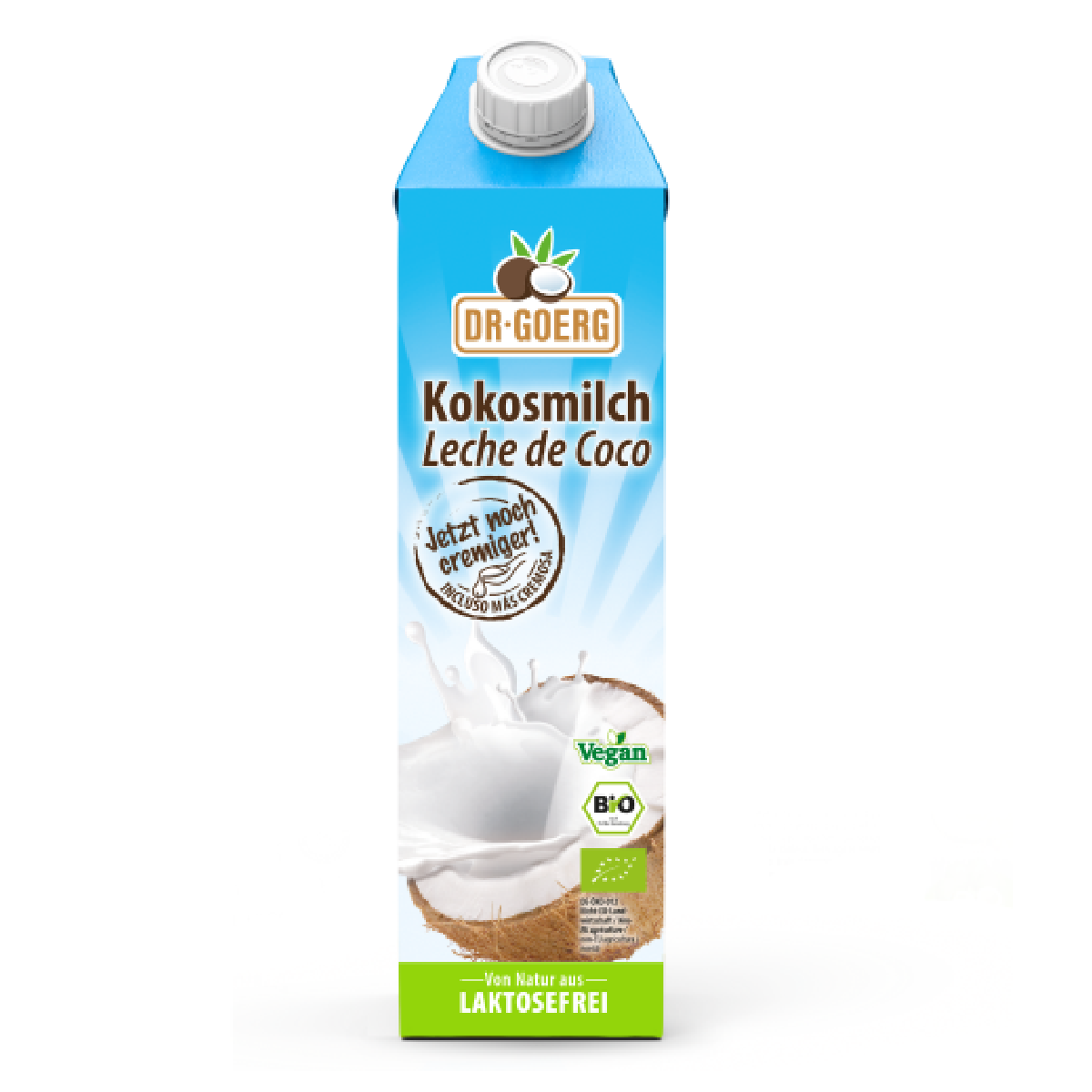 Leche de Coco Bio para cocinar Dr. Goerg 1L