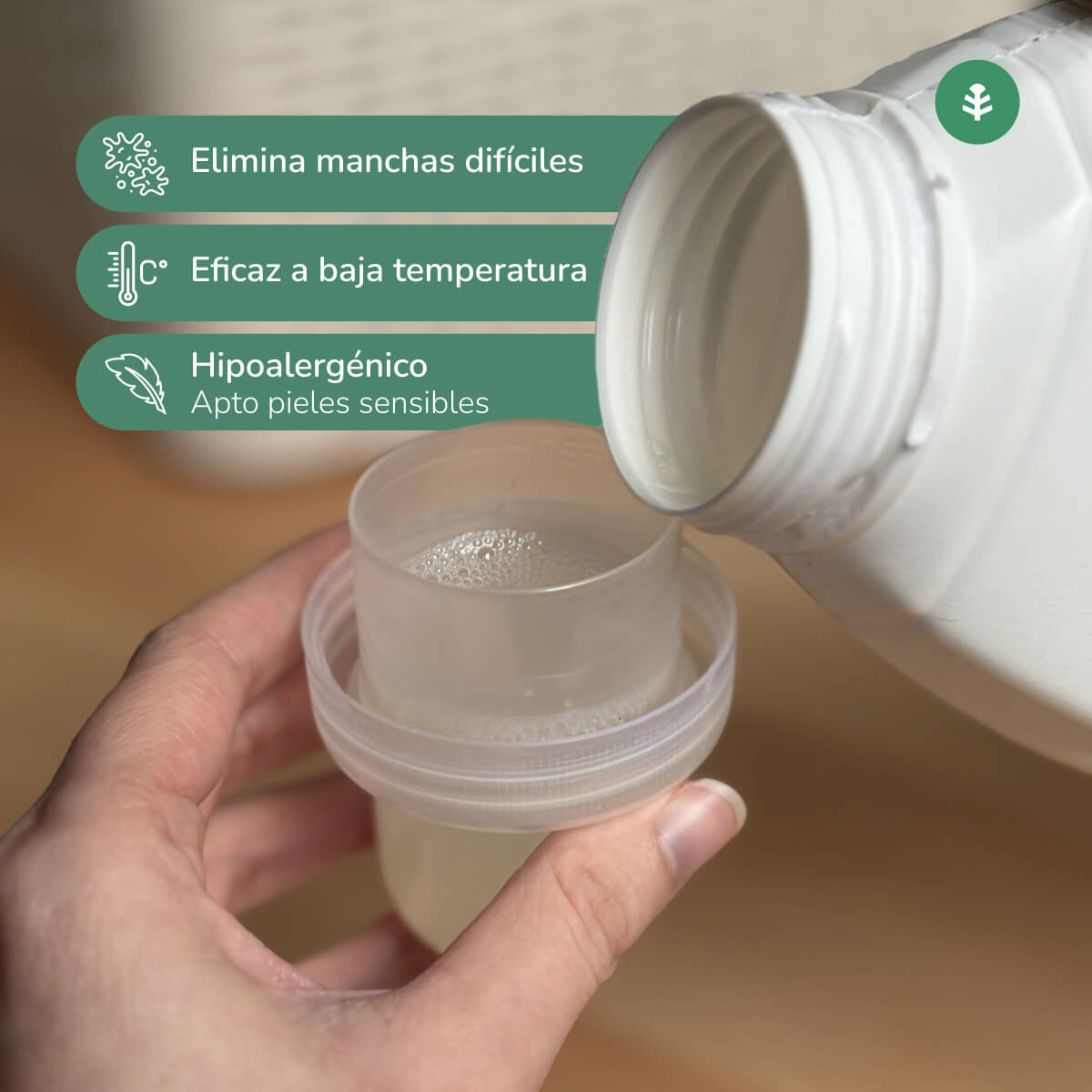 Detergente Líquido Ropa ECO Aroma natural a ropa limpia Planeta Huerto 1,5 Litros