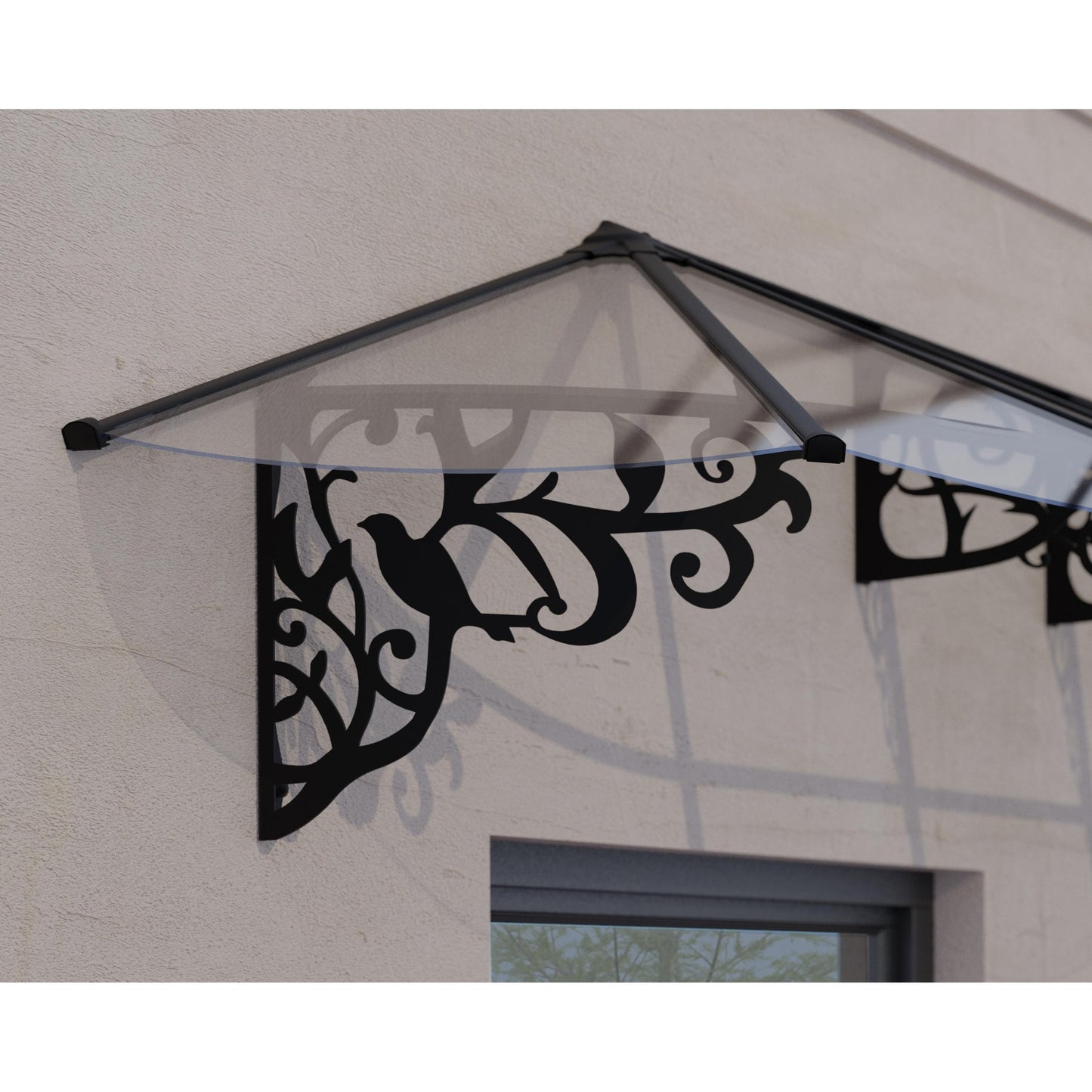 Marquesina para puerta Lily 88x473 cm Canopia