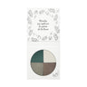 Sombra Ojos 4 Colores 02 Verde Asturias Con Aceite de Jojoba y Rosa Mosqueta, NaturaBio Cosmetics 4 x 1,6g