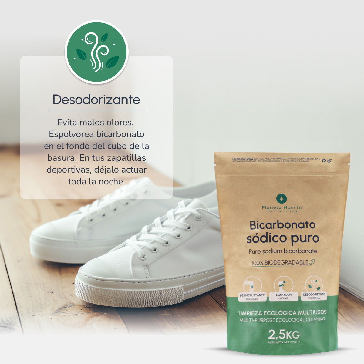 Pack 3xBicarbonato sódico Planeta Huerto 2,5 Kg