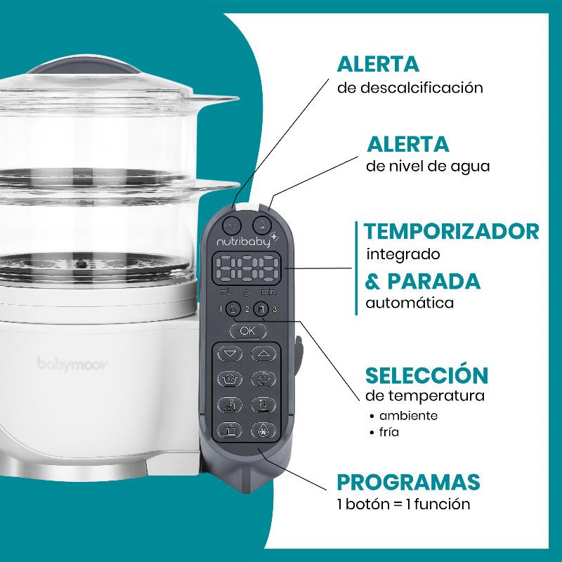 Robot multifunción Nutribaby (+) Blanco Babymoov