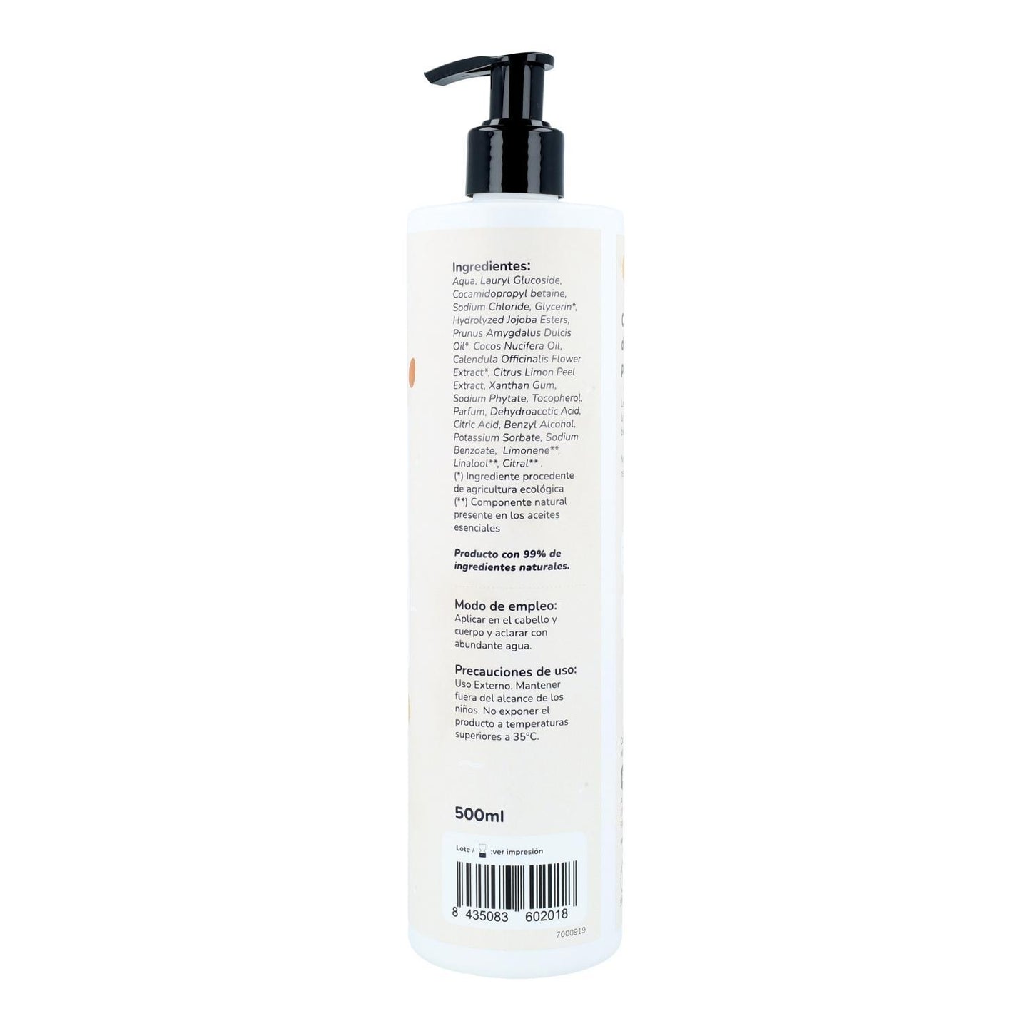 Pack Infantil Caléndula y Almendras: gel y champú + crema hidratante Planeta Huerto