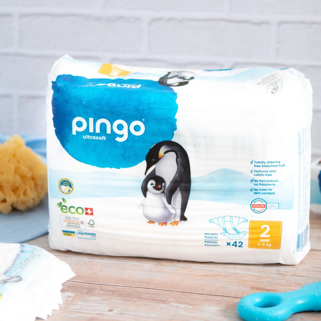 Pack ahorro Pañales T2 (3-6kg) Pingo 168 Uds