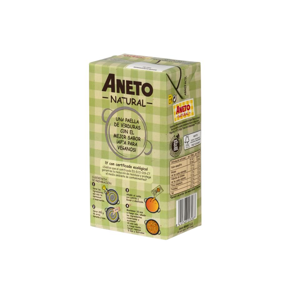 Caldo para Paella Ecológico Aneto 1L