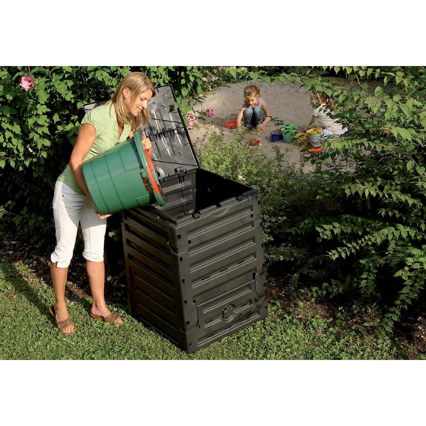Compostador Eco Master Graf 300 L con base
