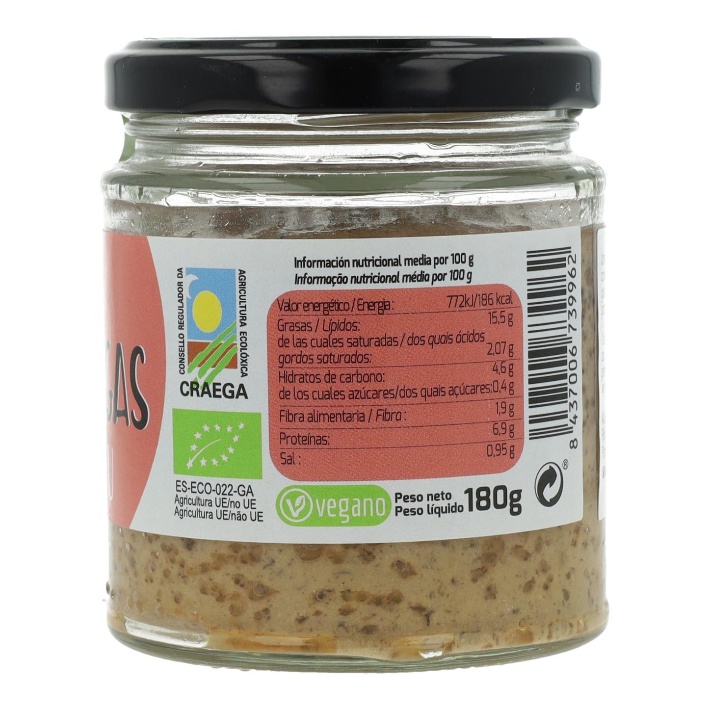 Paté de Algas Algamar 180 g