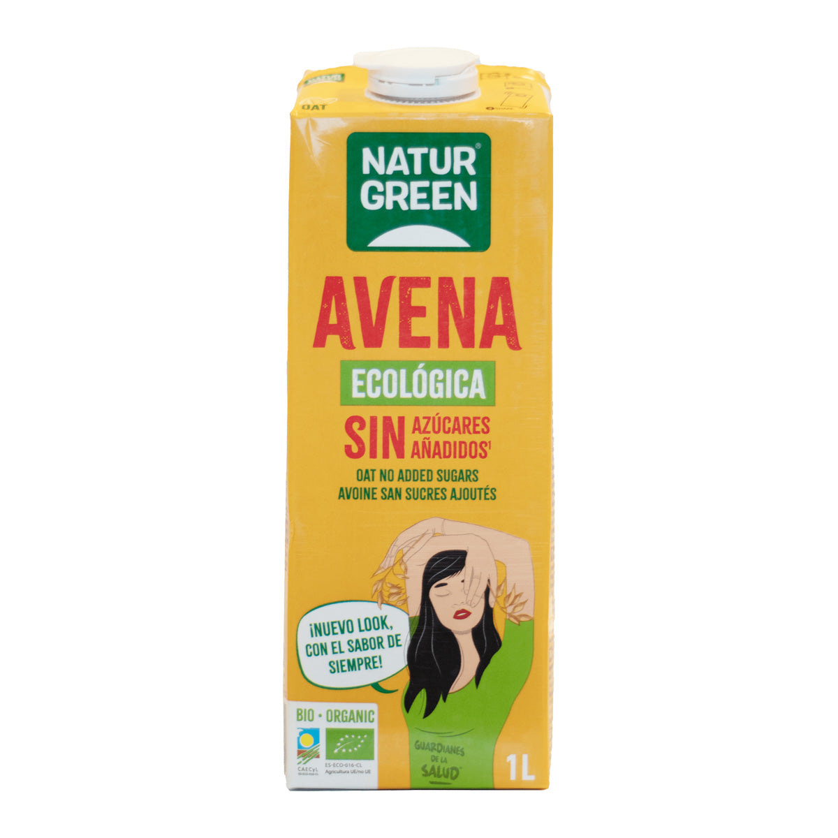 Pack 6 x Bebida de Avena BIO NaturGreen 1 L
