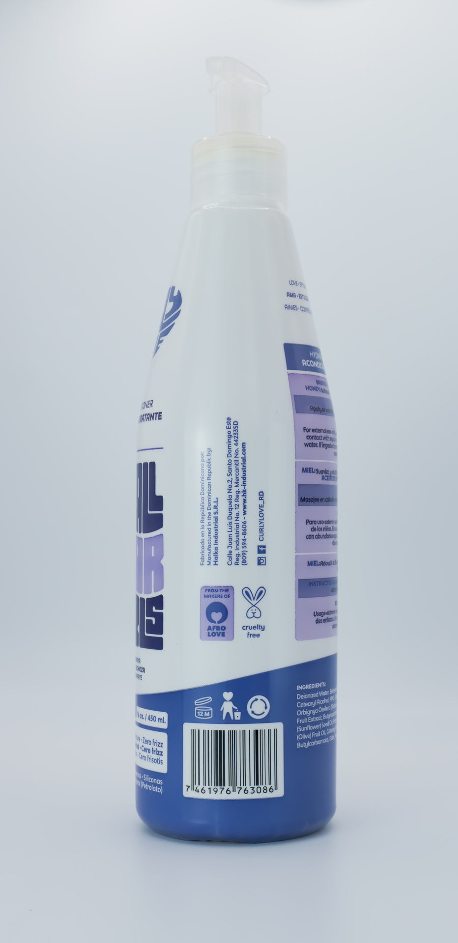 Curly Love Acondicionador Hidratante 450ml Xl