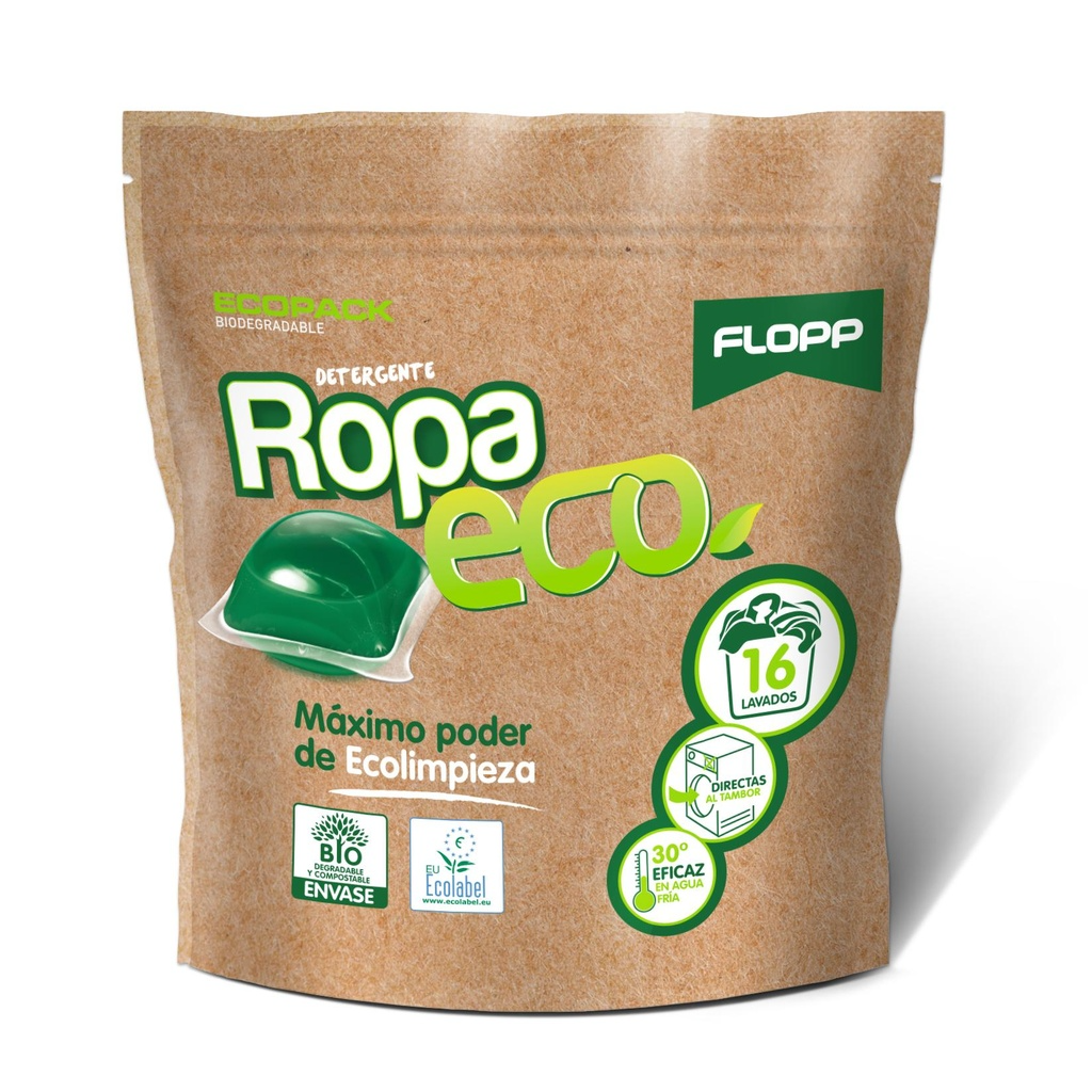 Detergente ropa ECO Flopp 16caps