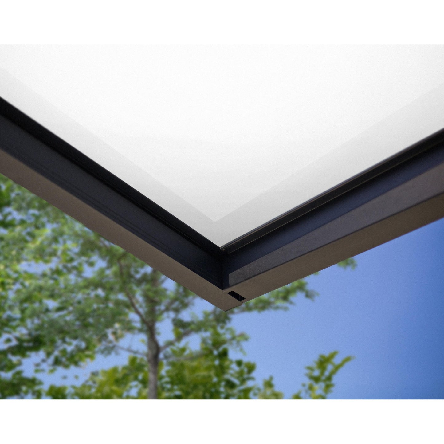 Marquesina para puerta Sophia 95x215 cm opal Canopia