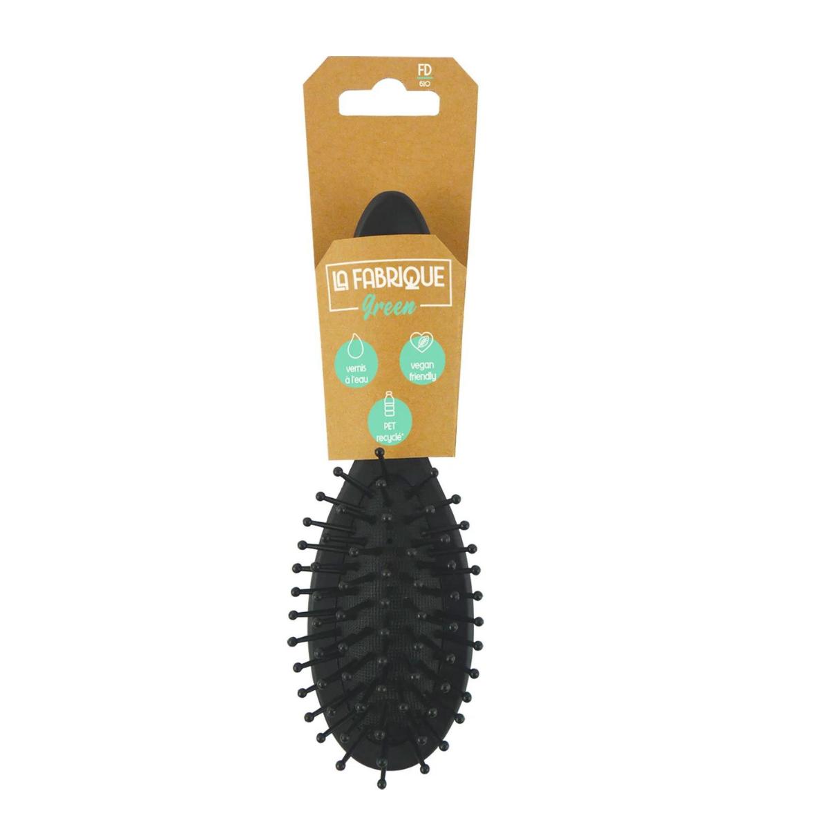 Cepillo de cabello ovalado de pet reciclado La Fabrique Green