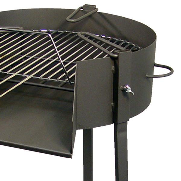 Barbacoa de carbón con Soporte para Paella Imex el Zorro