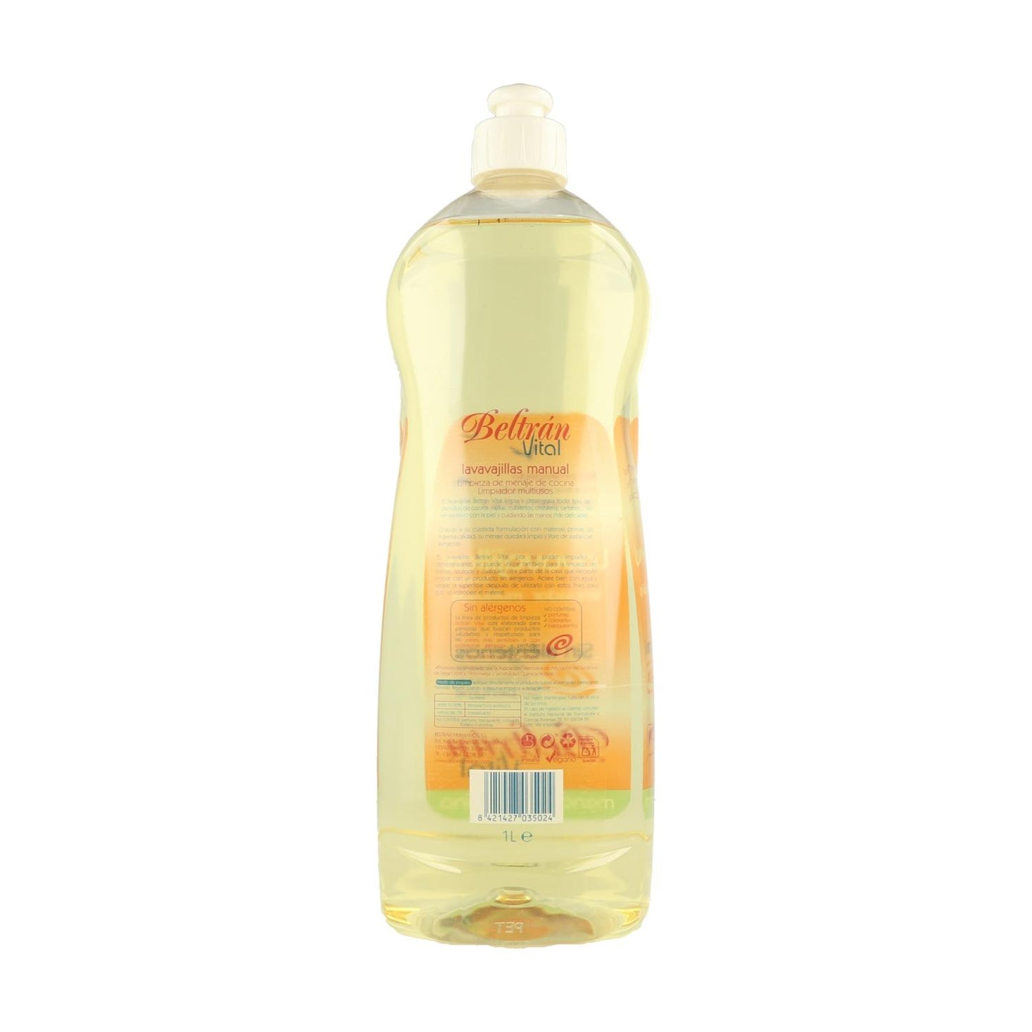 Lavavajillas sin perfume Jabones Beltrán Vital 5 L