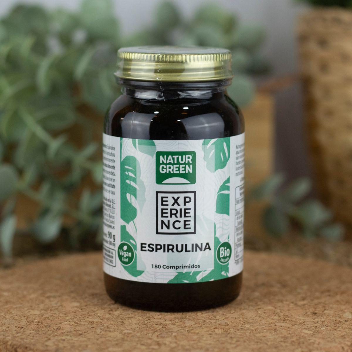 Espirulina Naturgreen 180 comprimidos de 500mg