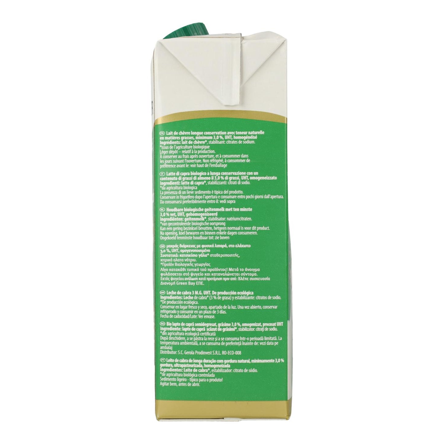 Leche de cabra min 3% materia grasa Bio, 1L