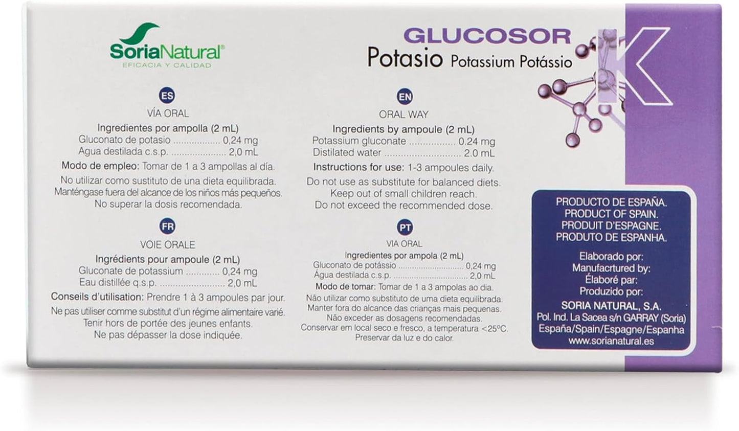 Glucosor Potasio Soria Natural 12 viales