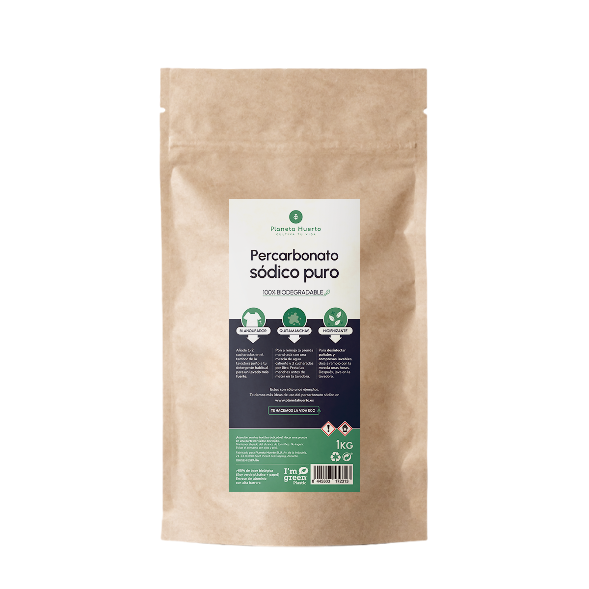 Pack 3xPercarbonato Sódico Planeta huerto 1 Kg