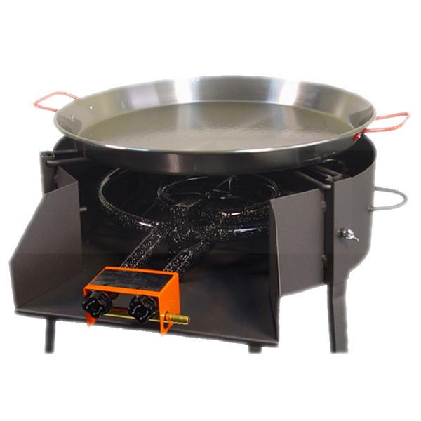 Barbacoa de carbón con Soporte para Paella Imex el Zorro