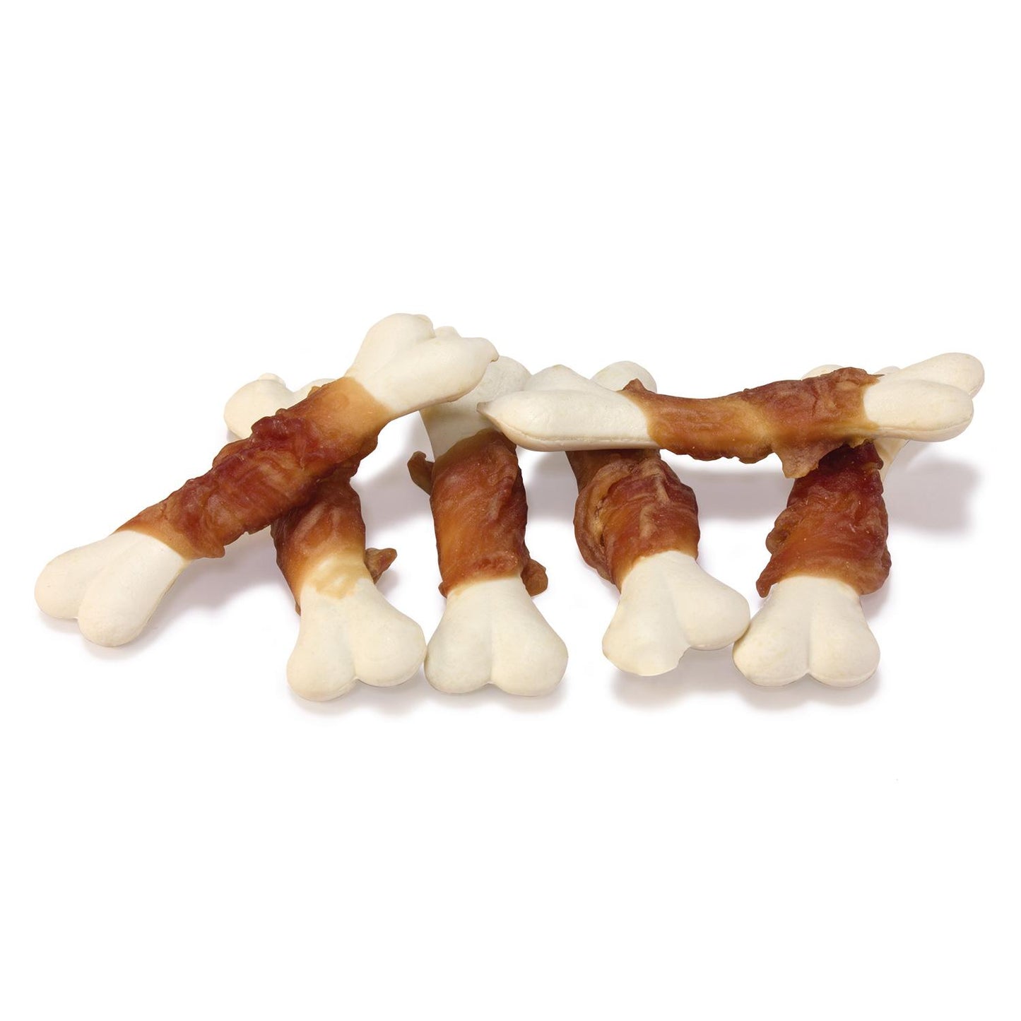 Snack natural para perros Huesitos de pato con calcio Arquivet 100gr