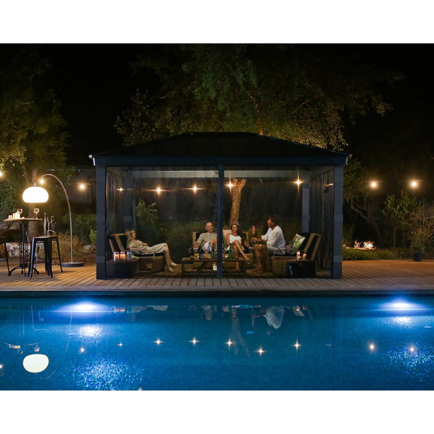 Set Mosquietas para gazebo cenador Dallas 360x843 cm