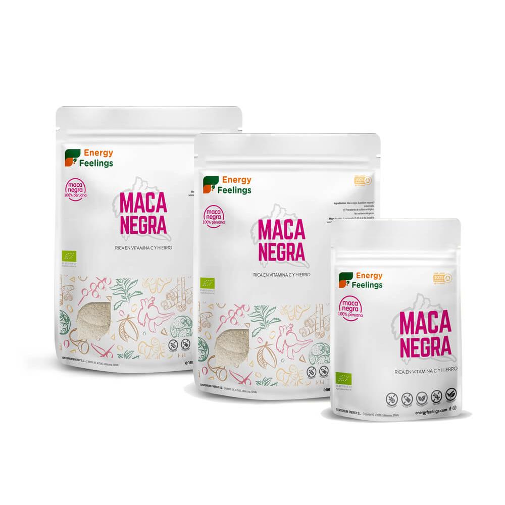 Pack 2x Maca negra ECO en polvo Energy Feelings 1 Kg