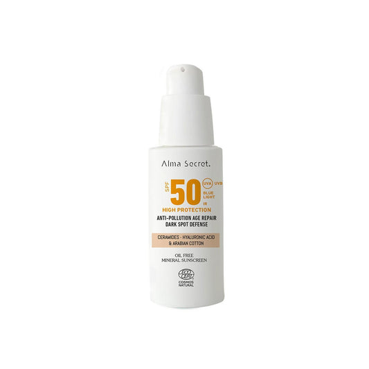 Protector Solar facial SPF 50 Con Color Alma Secret 50 ml