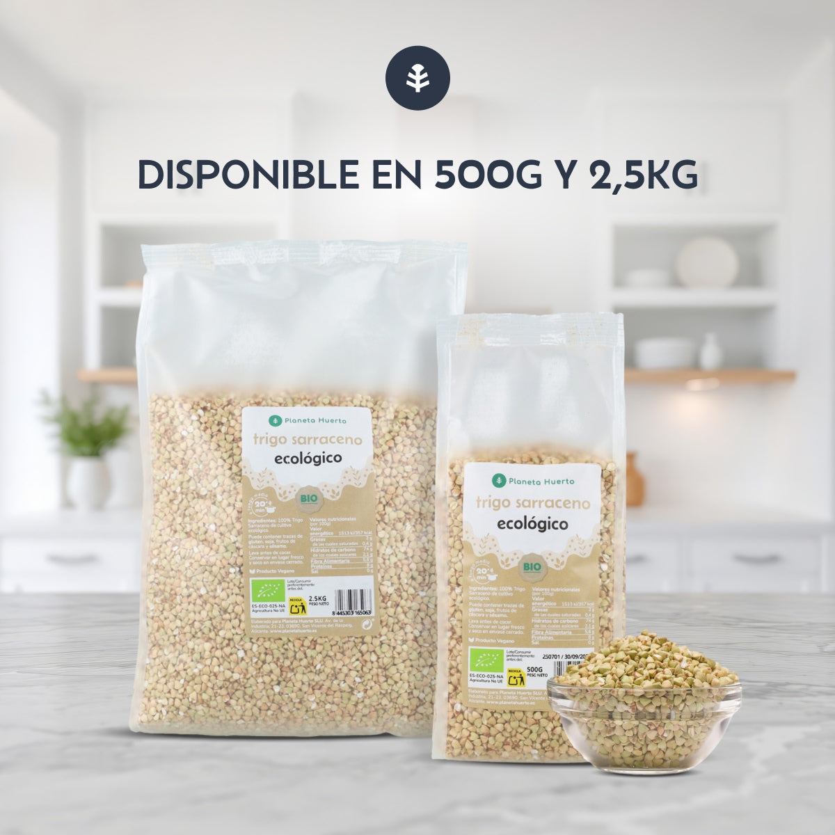 Pack 2x Trigo Sarraceno ECO Planeta Huerto 500 g