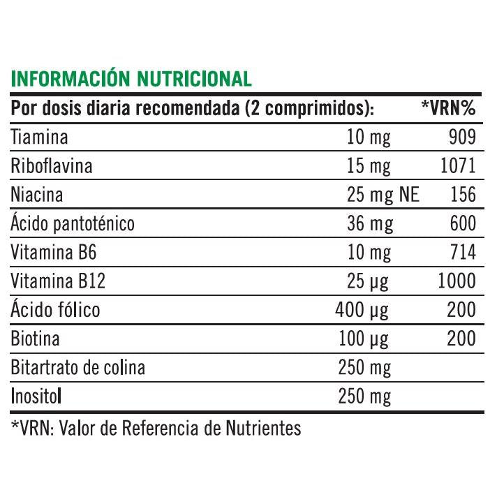 Complejo de vitamina B 100comp Nature's Bounty