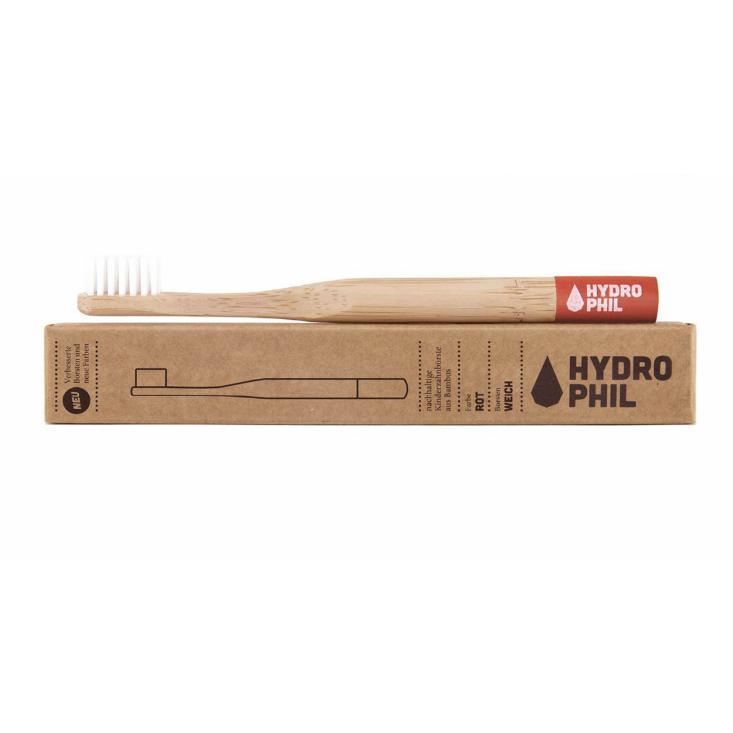 Cepillo de dientes niños, bambú/nylon, blando Hydrophil